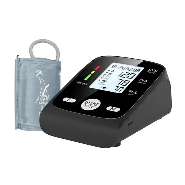 Electronic Sphygmomanometer Arm Blood Pressure Measuring Instrument Home Automatic Model BP-204 with 3mmHg Accuracy