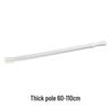 Telescopic No-Punch Hanging Clothes and Shower Curtain Rod