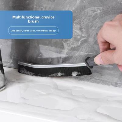 Multifunctional Crevice Bathroom Bathroom Dead End Door Window Groove Groove Long Handle Cleaning Brush