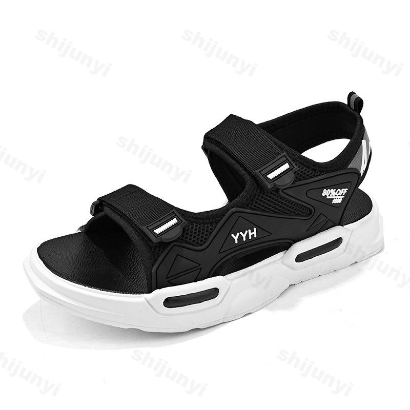 Fashion Summer Men's Outdoor Sandals High Quality Non-Slip Comfortable Man Beach Sandals Fashion Thick Soled Casual Sandals Zapatos
