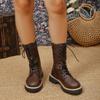 Plus Size Martin Boots Women's New Versatile Single Boots Platform Boots Women's Boots for Autumn 2025