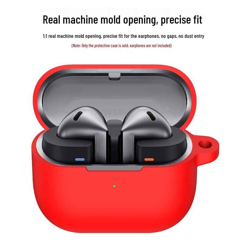 Samsung Buds 3 Pro Silicone Protective Case: Soft, Transparent Earbud Cover for Galaxy Buds 3