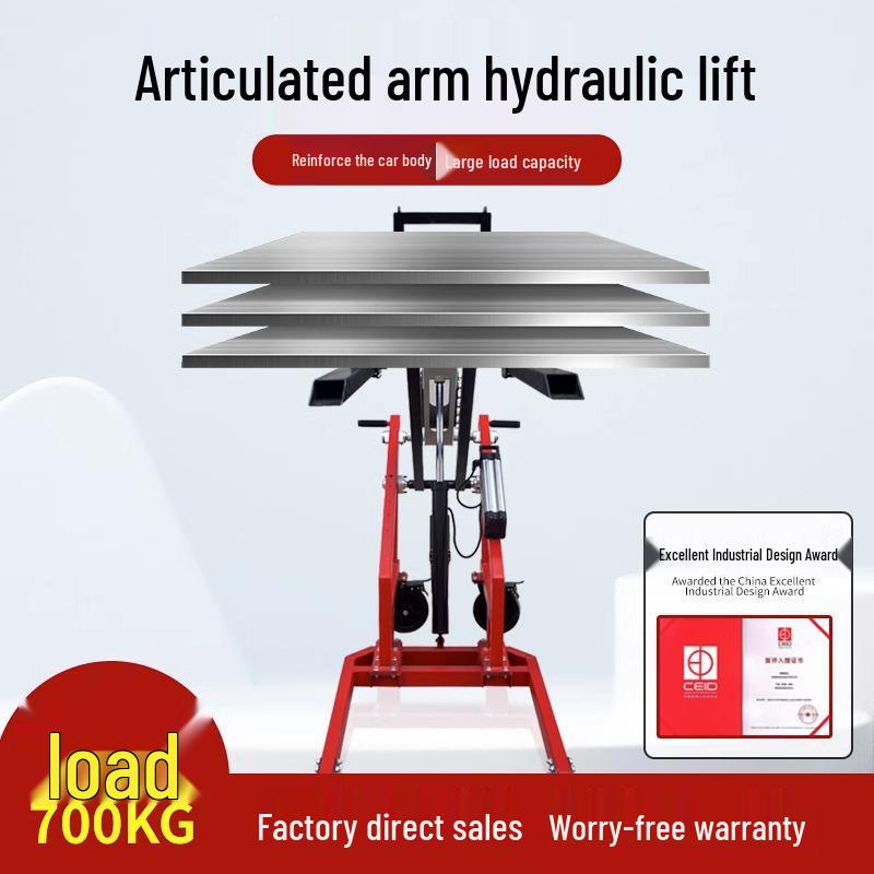 Compact Electric Forklift: Portable Articulated Hand Pallet Stacker for Loading & Unloading