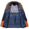 Men's European Size Wool Blend Business Overcoat with Scarf - Autumn/Winter Fashion, Wrinkle-Free Design, Cross-Border Style