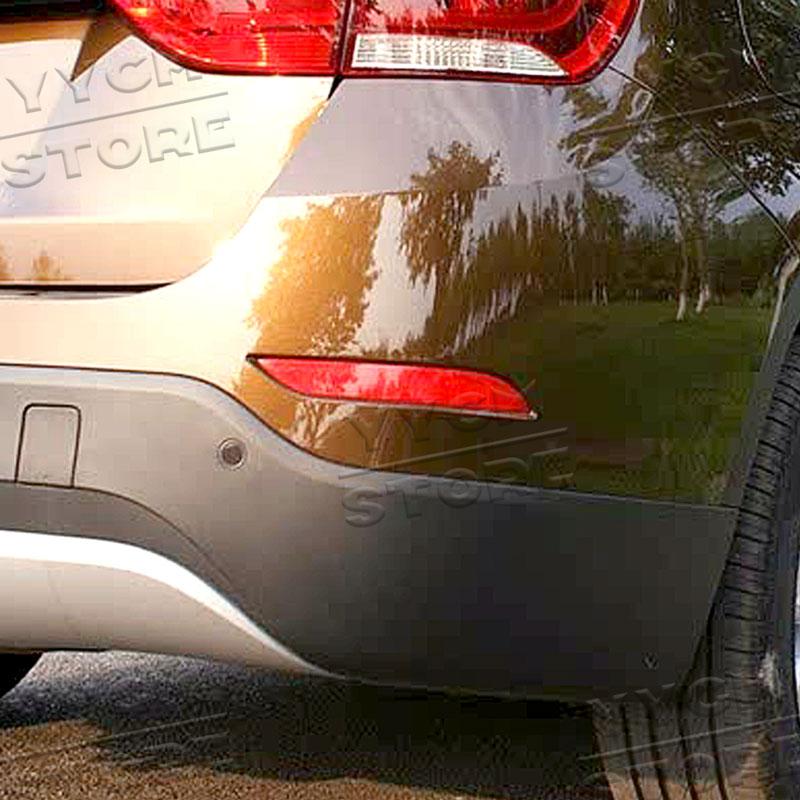 For BMW E84 X1 2013 2014 2015 Car Rear Bumper Brake Light Reflector Lamp 63147314883 63147314884 Red Lens Warning Strip