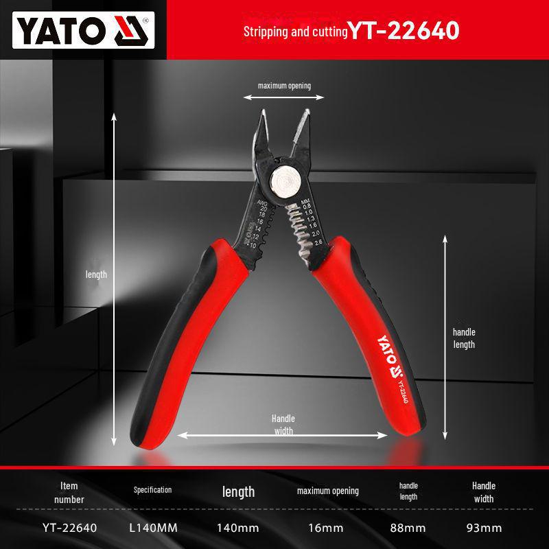 Yiertuo Industrial-Grade Electronic Nozzle Scissors and Oblique Side-Cutting Pliers