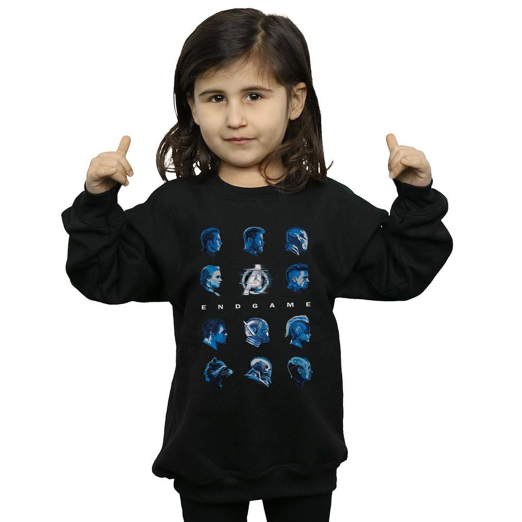 Marvel Girls Avengers Endgame Character Lineup Sweatshirt