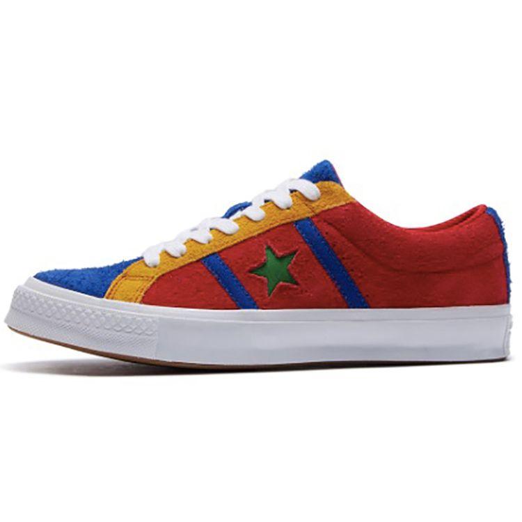 

Кроссовки унисекс Converse One Star Academy Low Enamel Red Blue 164393C