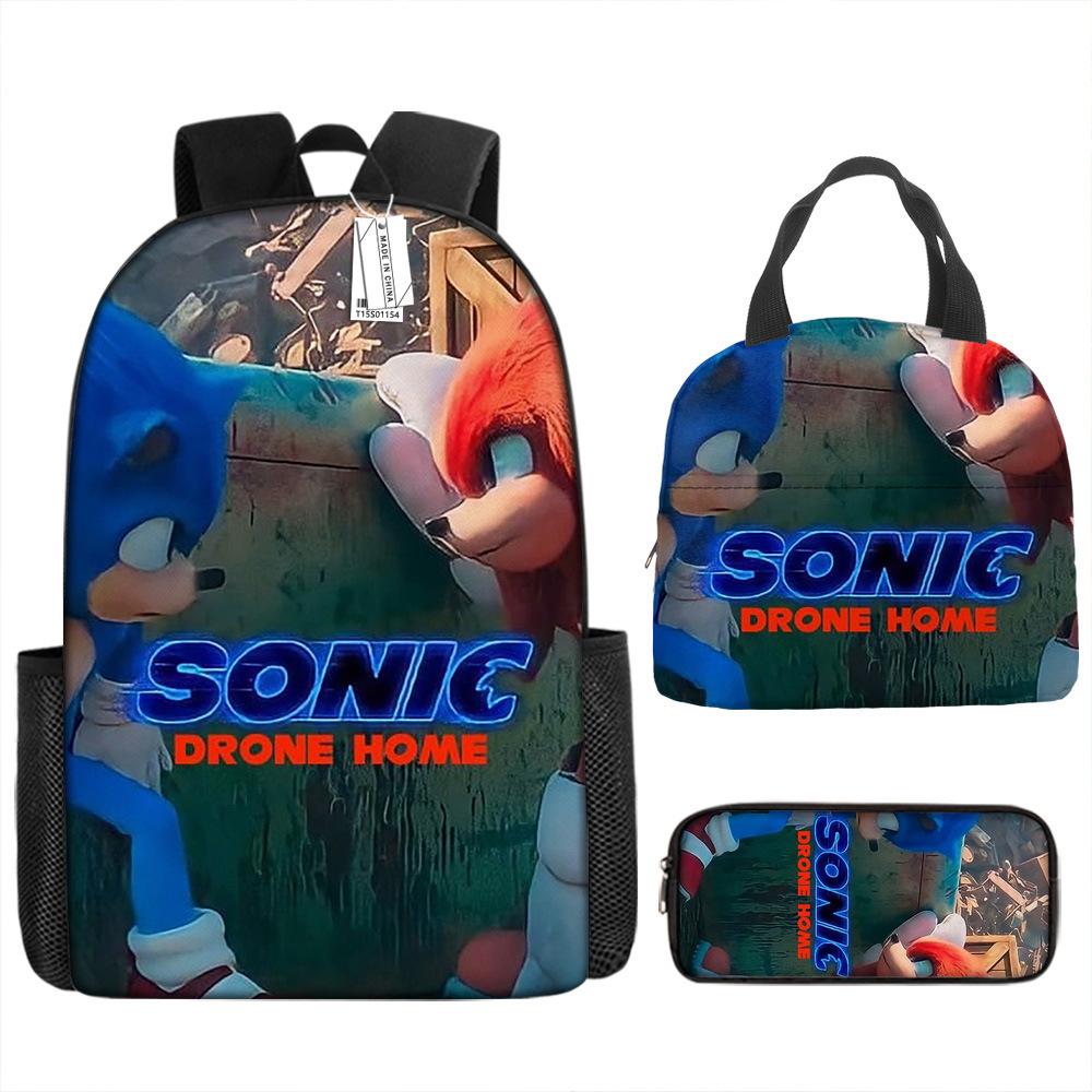 Backpack Trend Backpack Anime Large Capacity Elementary School Bag Lunch Bag