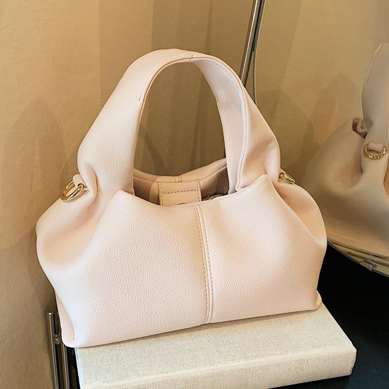 Ladies Cloud Dumpling Bag 2025 New Popular Portable Lunch Box Bag Textured One Shoulder Crossbody Women's Bag
