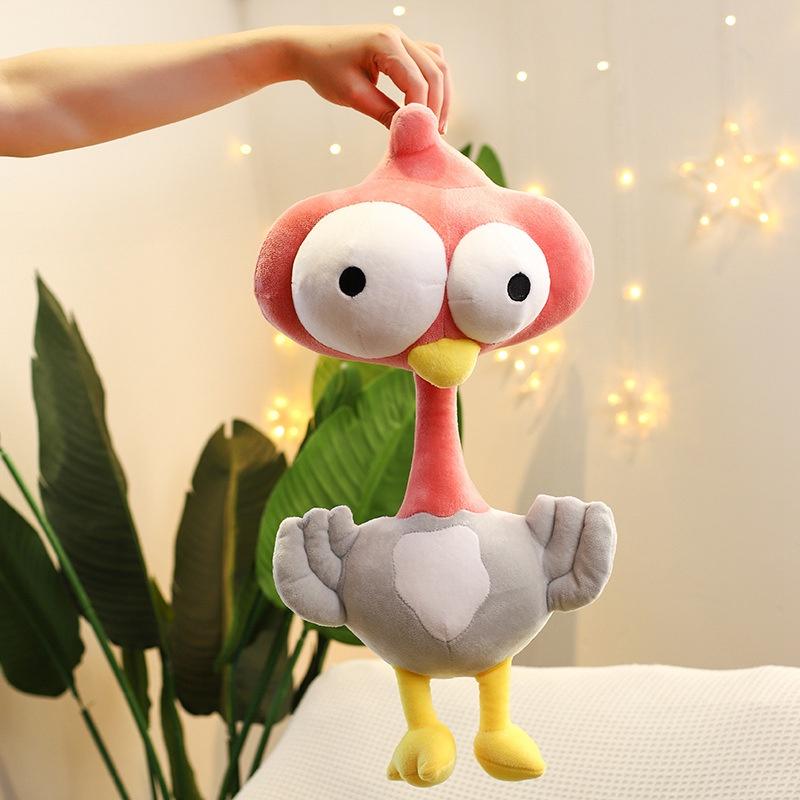 Hilarious Ostrich Plushie With Big Eyes Soft And Cuddly Gift For Kids And Graduates