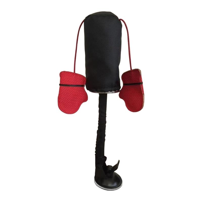 

Cats Boxing Bag Toy Funny Teasing Fun Activity Funny Exercise Teaser Toy for Felines with Dangling Boxing Gloves 1