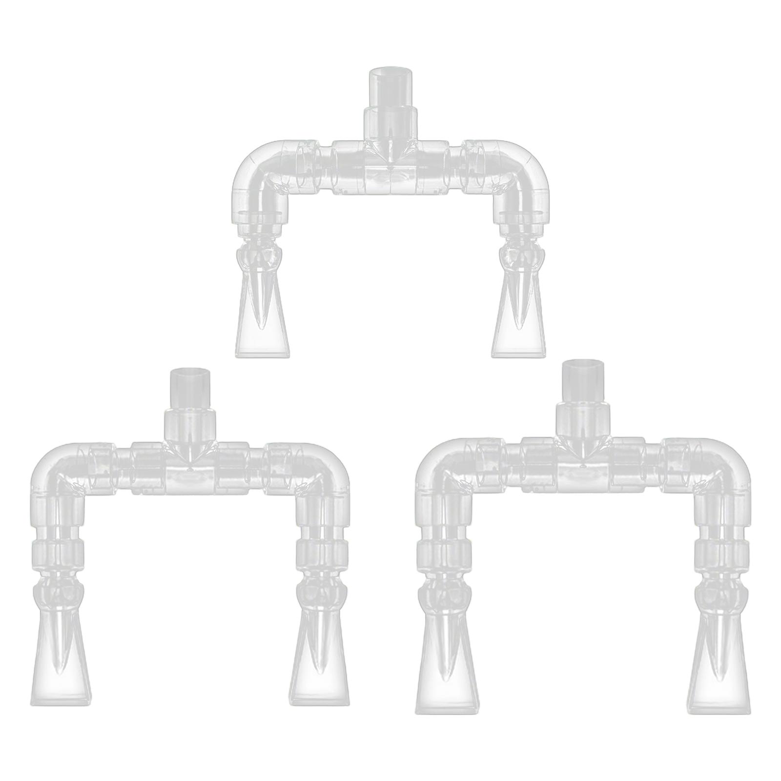 

Aquarium Plumbing Kit Adjustable Duckbill Nozzles Clear Compact Return Kit Aquarium Accessories Improving Water Circulation Inner Dia. 16mm