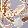 Crystal Pendant Light, High-end and Atmospheric Villa Living Room Dining Room Pendant Light Hall Main Light