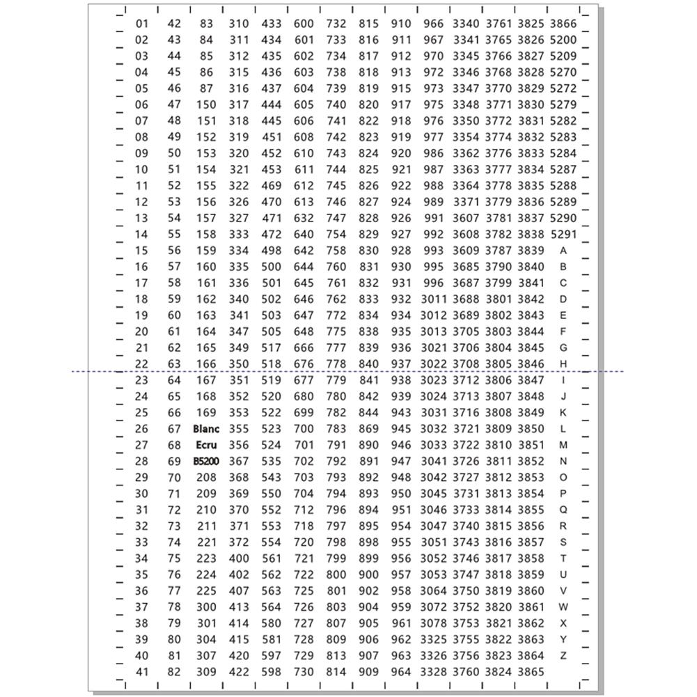 DMC Self-Adhesive Labels Diamond Painting Color Number Stickers For Diamond Painting Storage Box Accessories Mosaic Bottle Tool