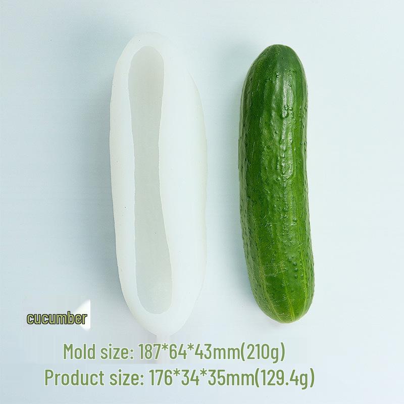 Silicone Molds for DIY Popsicles and Pastries - Vegetable, Fruit, Corn, Avocado, Cucumber Shapes