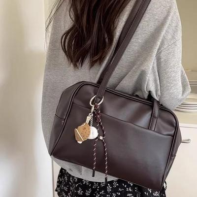 Korean Retro Large-Capacity Tote - Women's Trendy Autumn 2025 Shoulder Bag