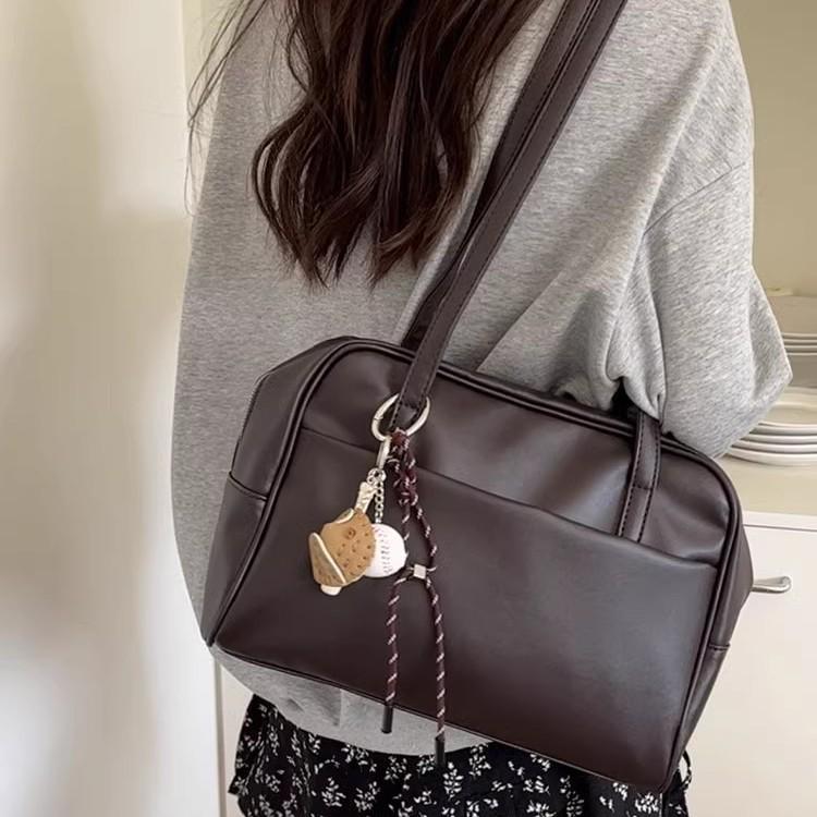 Korean Retro Large-Capacity Tote - Women's Trendy Autumn 2025 Shoulder Bag