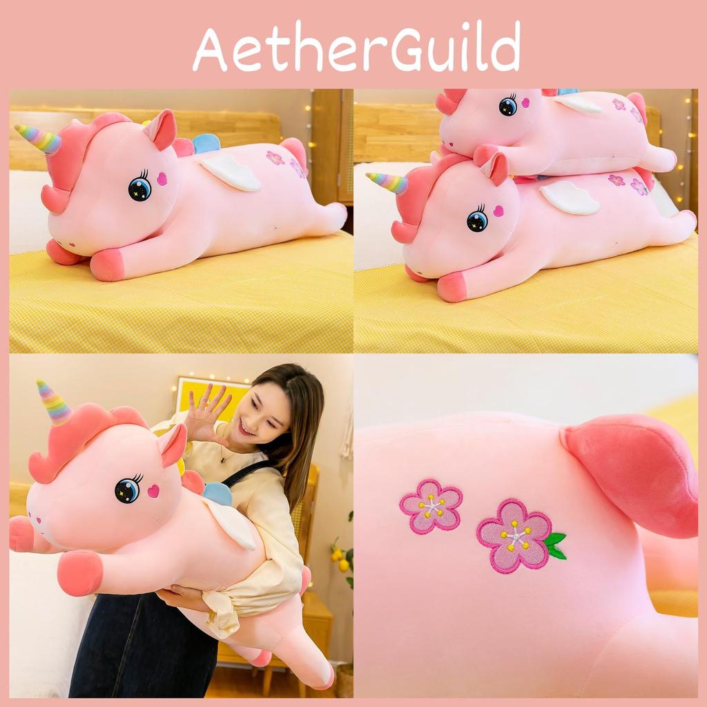 Unicorn Sakura Plush Toy Bedtime Sleep Companion Girls Kids Cozy Holiday Gift