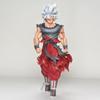 30CM Dragon Ball Son Goku Blue Super Saiyan Single Character Anime Figure Desktop Decoration Model Toy Gift for Boys Collectible