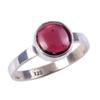 Natural Garnet Gemstone Handmade 925 Solid Sterling Silver Gift Ring Size 7 D1z94