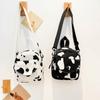 Milk Pattern Backpack Women Bag Trendy Fashion Shoulder Bag Casual Crossbody Bag