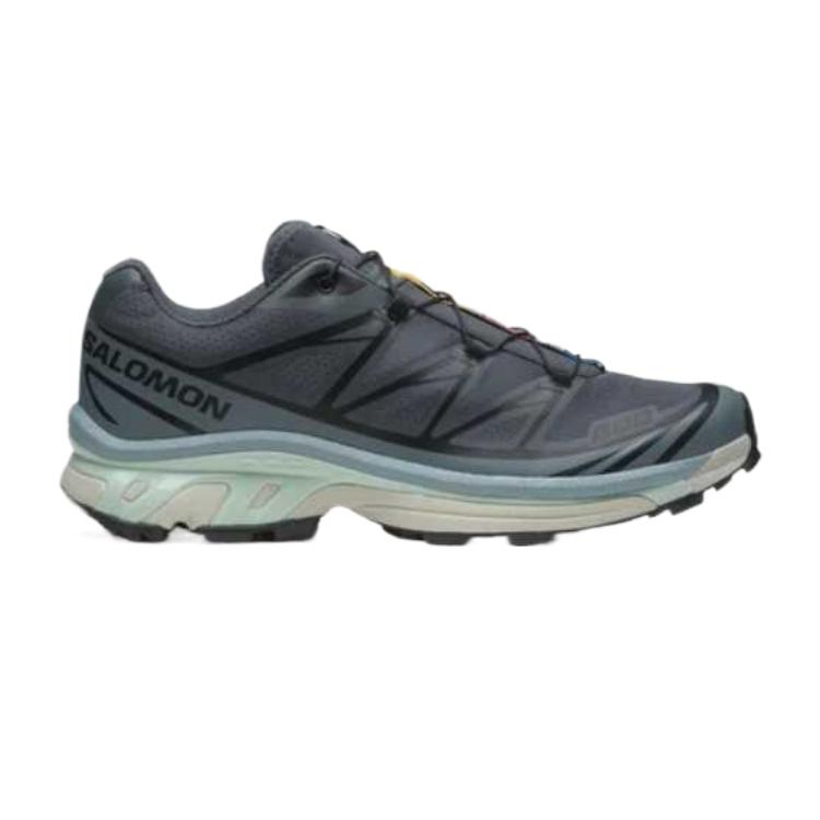 SALOMON XT-6 Casual Versatile Comfortable Trendy Durable Shock-Absorbing Breathable Low-Top Running Shoes Unisex Sneaker Light-Blue L47738600