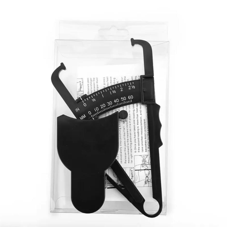 1 Set 70mm Hautfalten-Körperfett-Messschieber-Set mit Maßband Körperfett-Messgeräte Körperfett-Tester Hautfaltenmess-Zubehör