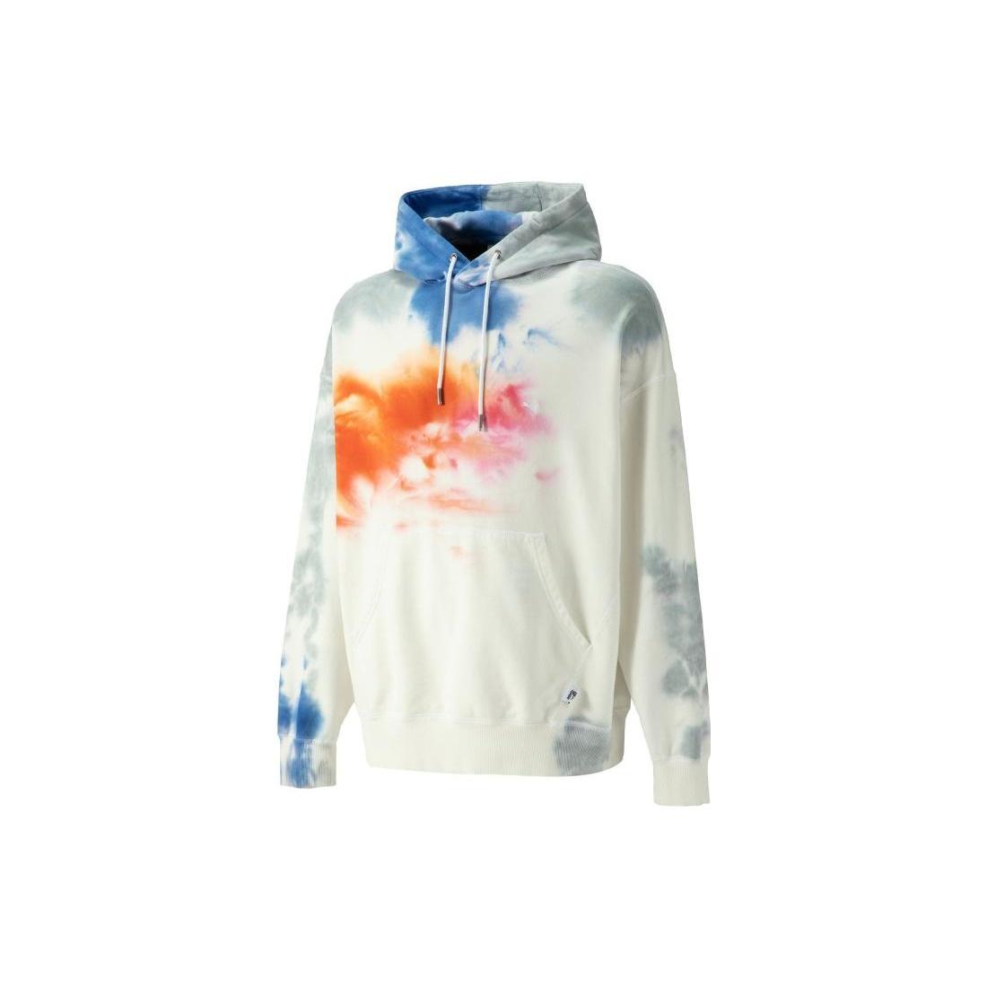 PUMA MMQ Tie Dye Hoodie  White  Men s 539575-02 M