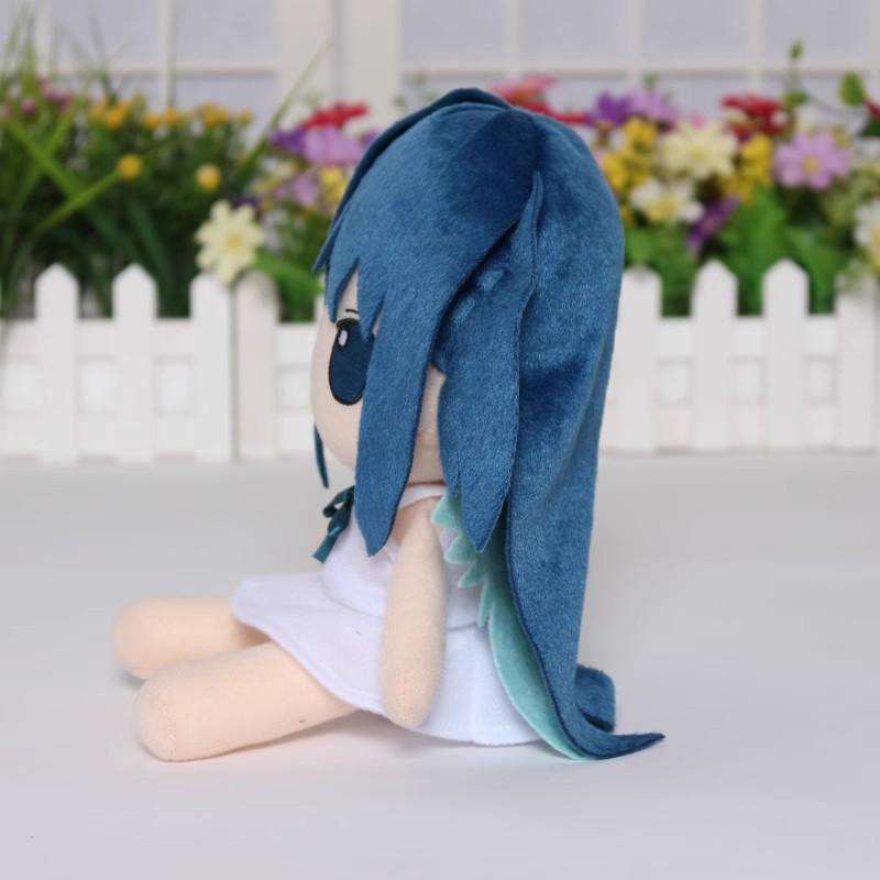 The Song of Saya Plush Toy Soft Sitting Anime Doll Stuffed Figure Cartoon Gift for Fans Kids Birthday