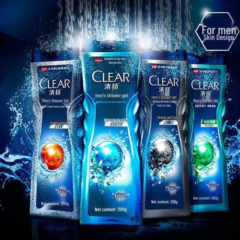 Clear Men Icy Cool Oil Control Shampoo & Shower Gel Set