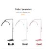 24-inch Half-Moon LED Beauty Lamp for Manicure, Microblading, Eyebrow, Eyelash, Eye Protection, Floor Fill Light.