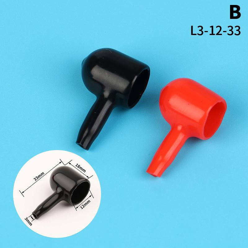 

2 шт. Ізоляційний ковпачок для акумуляторної клеми Ковпачок для головки акумуляторного стовпчика Захисна гільза для затискної колодки позитивного та негативного полюсів Акумулятор ДБЖ