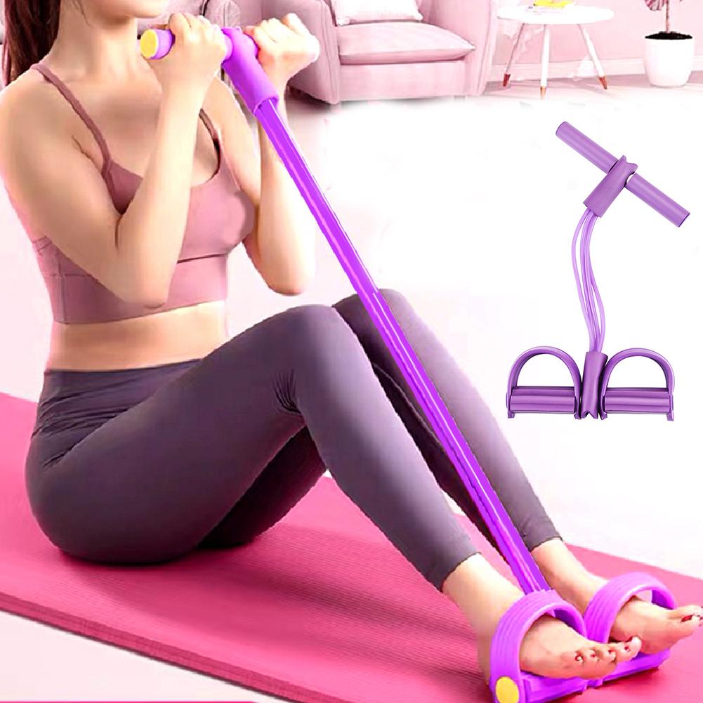 Exercise Pedals Ropes Portable Sit-up Bodybuilding Expander for Abdomen Waist Arm Training Anti Slip Versatile Fitness Equipment