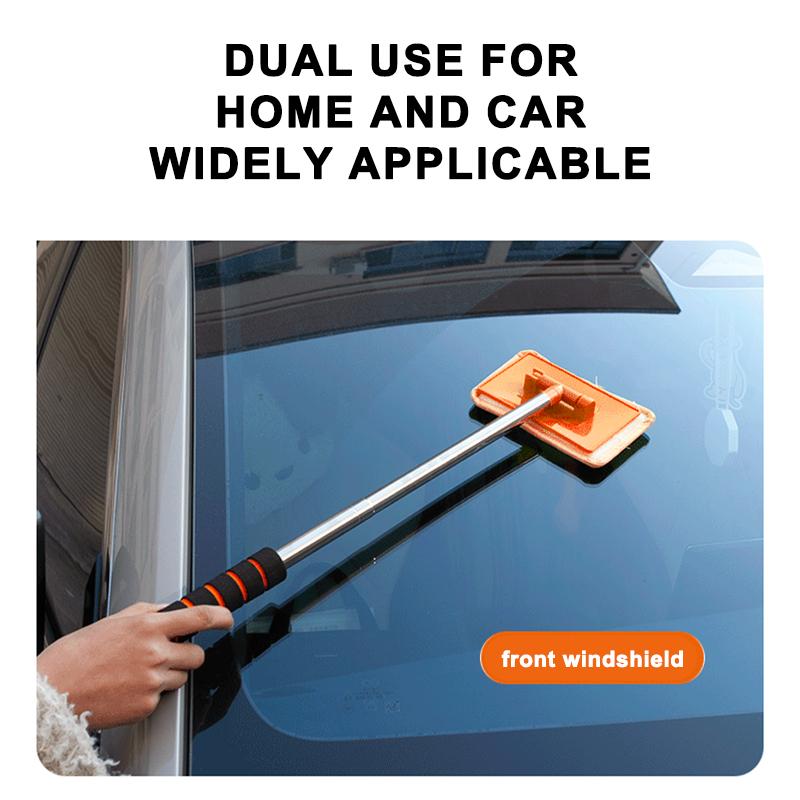 SEAMETAL 1pc Car Windshield Cleaning Brush with Long Handle Wiping Tool for Cleaning and Protecting Windshield