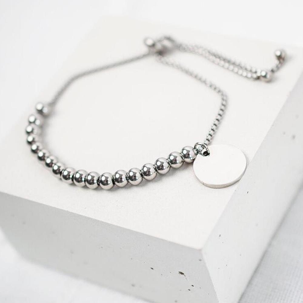 

Adjustable 18k Gold Couple Bracelet Beaded Bracelet, High End and Unique Design Feel Bracelet