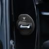 4 szt. silikonowa osłona zamka drzwi samochodu naklejki ochronne akcesoria do Tesla Model 3 Model SX Model Y Roadster SpaceX Cybertruck