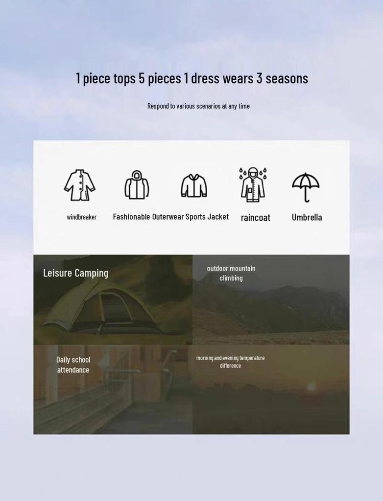 Kids' Thickened Ski Suit Set: Warm DuPont, Three-Proof Mountaineering Jacket for Boys & Girls, Primary School Students, Three-Piece.