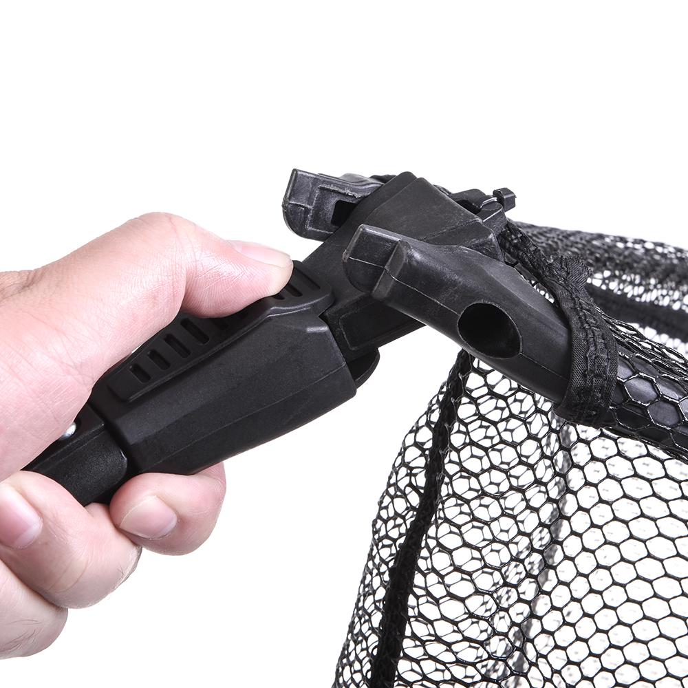 Folding Fish Landing Net Portable Collapsible Triangular Fly Fishing Net Fish Catching or Releasing