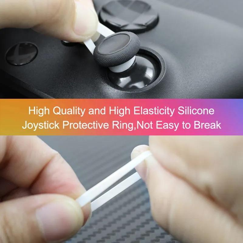 Anti-Scratch Protection Ring Invisible Elastic Rubber Joystick Protectors For Games Controller Accessories