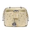 Rhombus chain small bag women's new high-end bright diamond box bag shoulder messenger bag