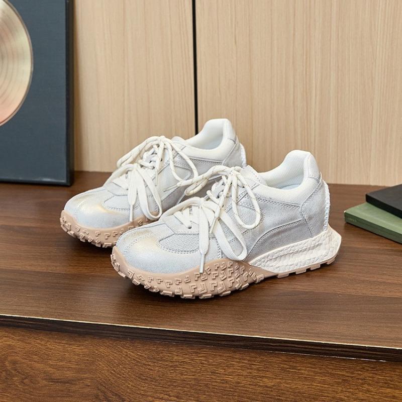 Thick-soled Shoes, Women's Height-increasing Shoes, Versatile Casual Sports Shoes