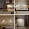 Wireless Wall Sconces Set of 2 [with Remote], Rechargeable Wall Lights Battery Operated Wall Sconce, 3 Color Temps Dimmable & 360° Rotatable,