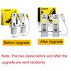 AUXITO 2Pcs H3 LED Headlight Bulb Canbus No Fan High Beam 6500K White Yellow Car LED Fog Light Driving Lamp DRL 12V Mini Design