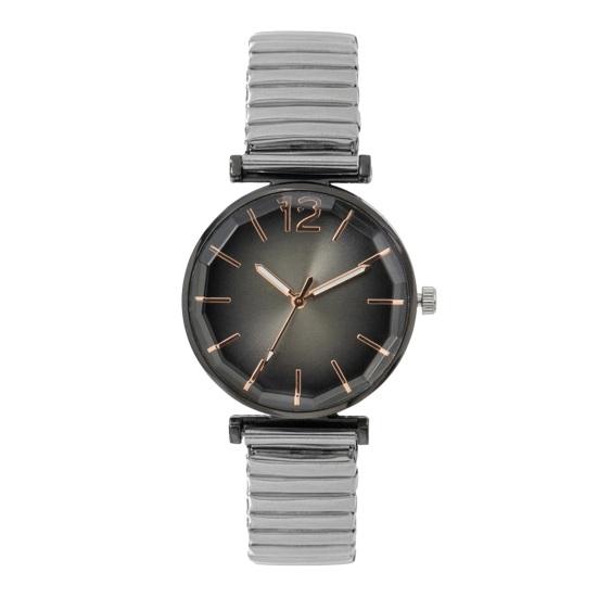 

Женские часы с круглым циферблатом, кварцевый механизм, сплав, эластичный ремешок на запястье, проверка времени, высокая точность, женские наручные часы, повседневная одежда для вечеринок, офиса, свиданий, часы темно-серого