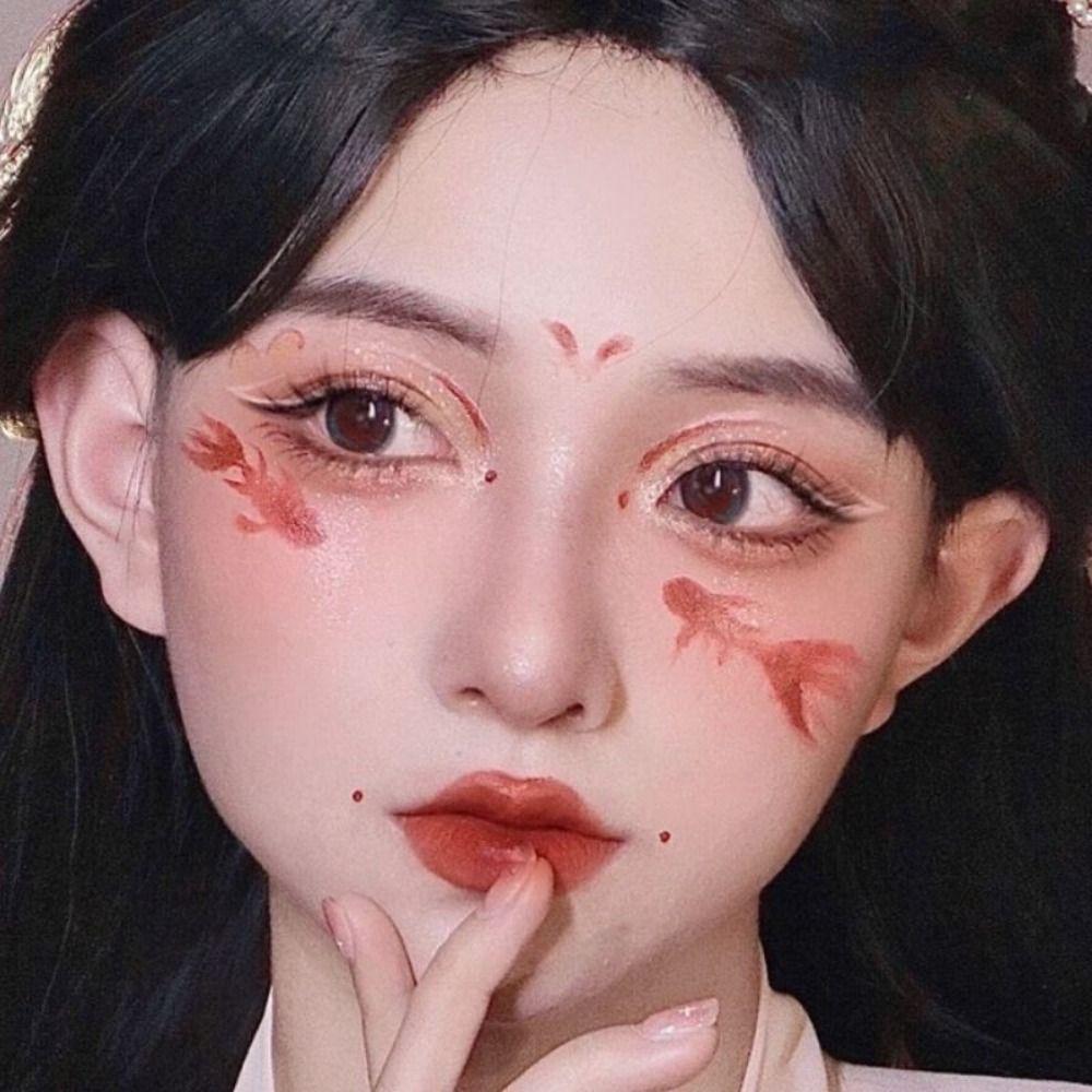 Long Lasting New Year Face Tattoo Waterproof Cheek Temporary Tattoo  Festival Holiday Events