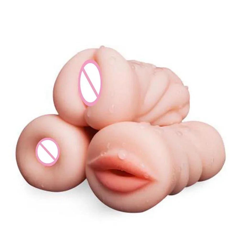 Male Masturbation Cup - Realistic 3D Lips TPE Experience, 18+ Aircraft Cup, Adult Sex Toy for Men