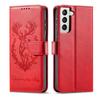 Emboss 3D Animal Leather Phone Wallet Case Book Stand For iPhone 17 16 Pro Max Samsung Xiaomi Redmi Note 14 Honor Oppo Magnetic Card Holder Flip Cover