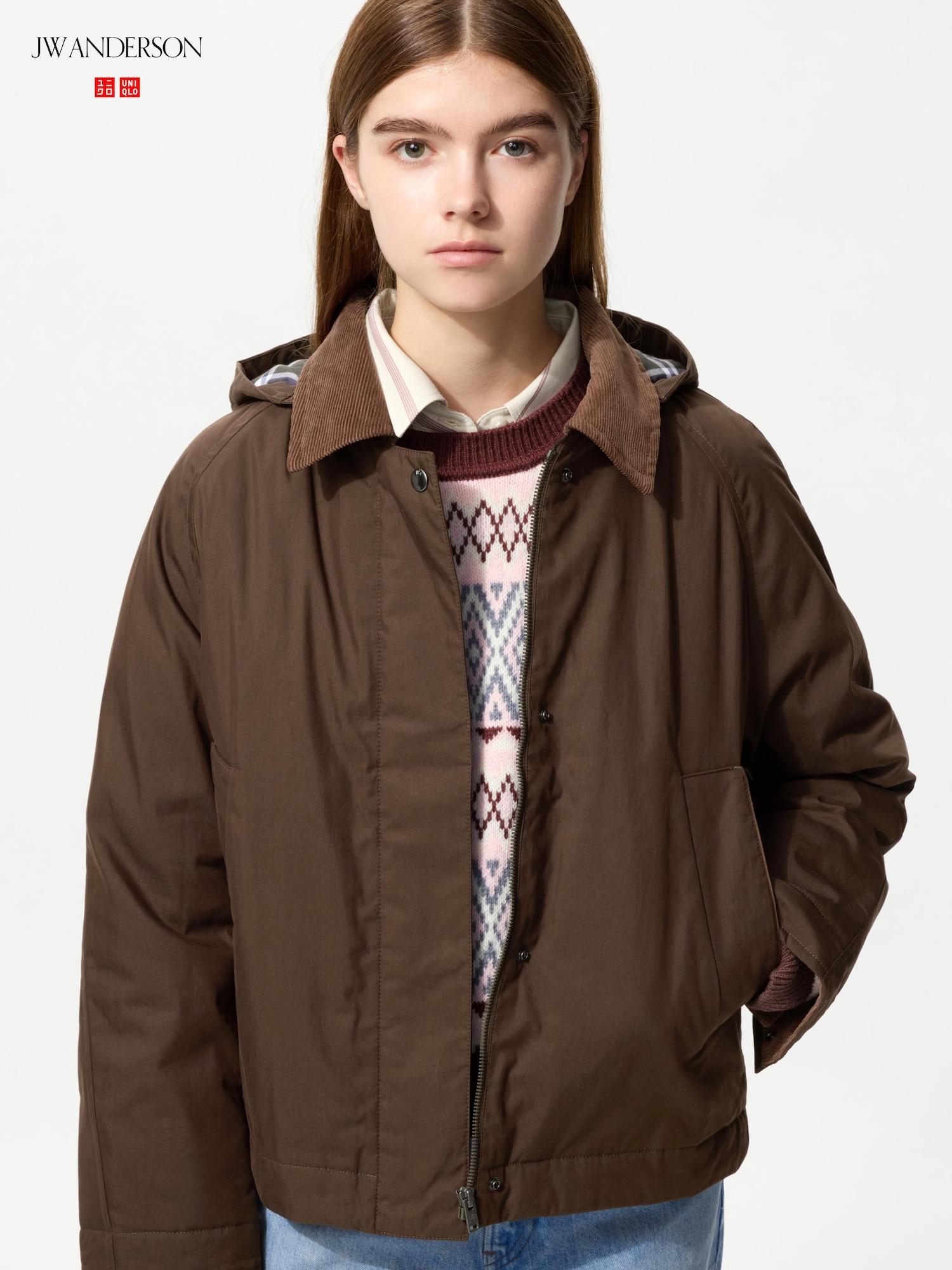 

Короткая куртка Uniqlo Pufftech 38 DARK BROWN/XS