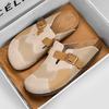 Unisex Cork Slippers Clogs Closed Toe Half Shoes For Men Women Slip On Mules Comfort Footbed Indoor Home Outdoor